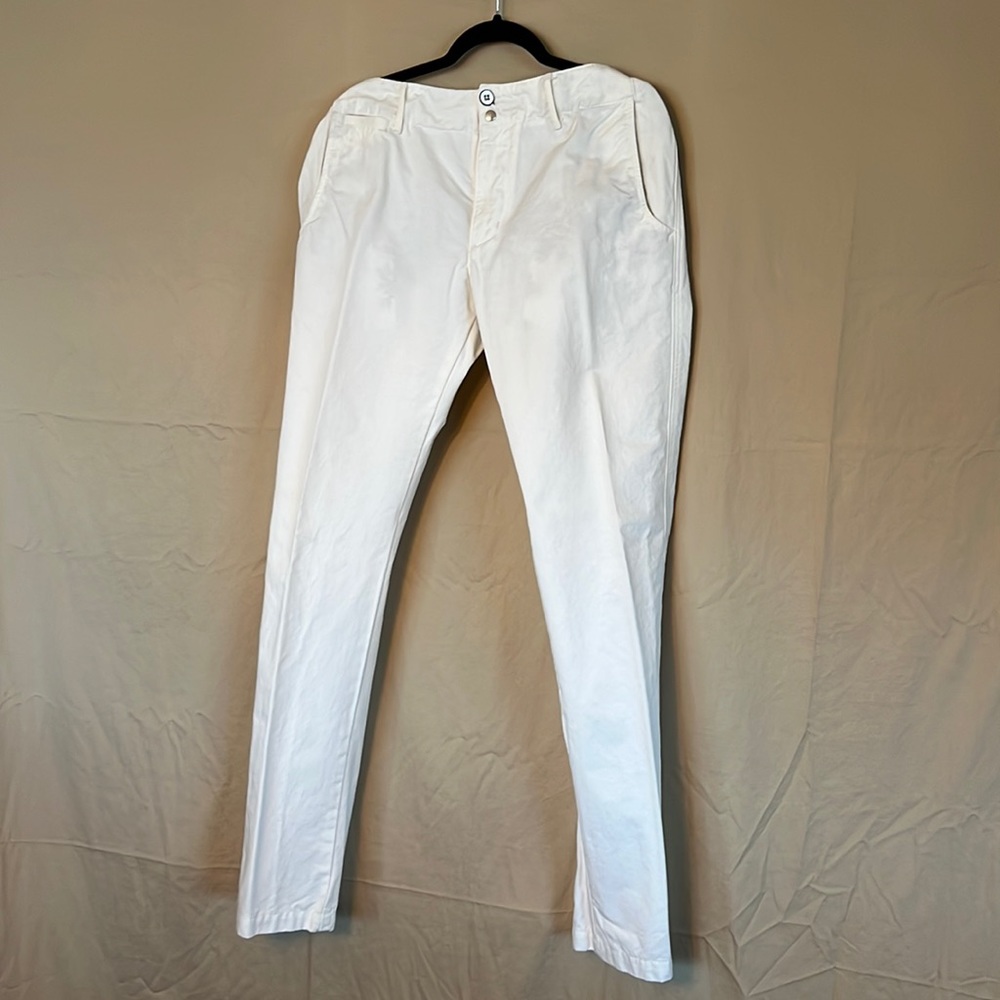 PRPS white dressy khakis,  size 36, like new